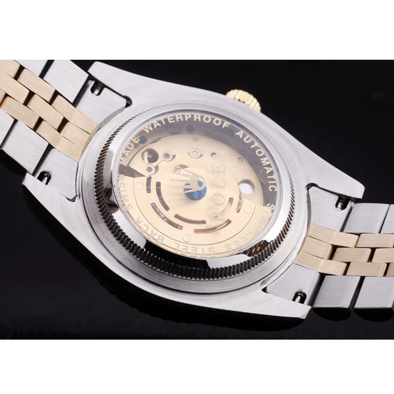 MiroTime 0724 Rolex Datejust Silver Dial Diamonds Ribbed Bezel 7454